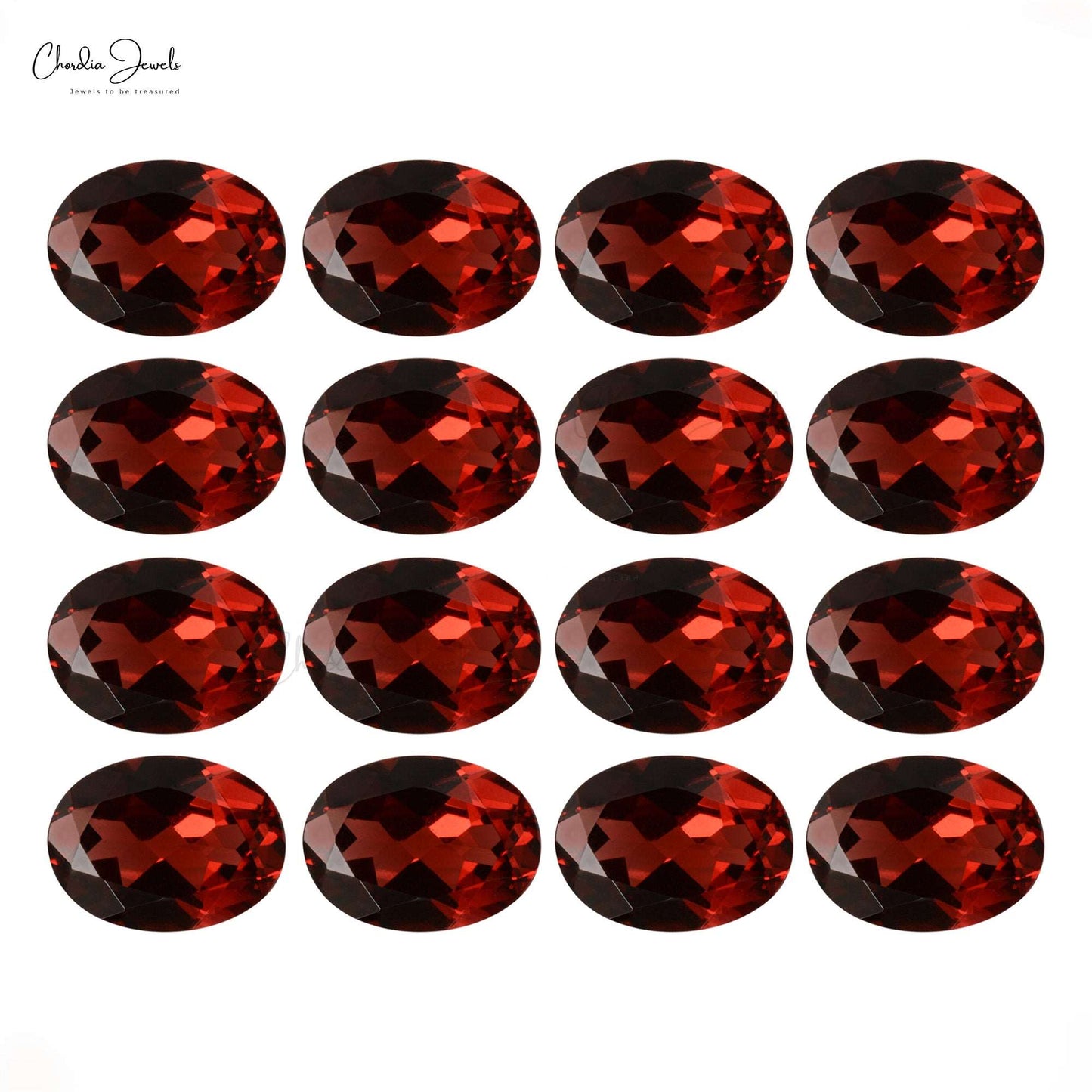 Load image into Gallery viewer, 100% Natural AAA Quality 5x3mm Oval Cut Loose Garnet in Wholesale Price, 1 Piece
