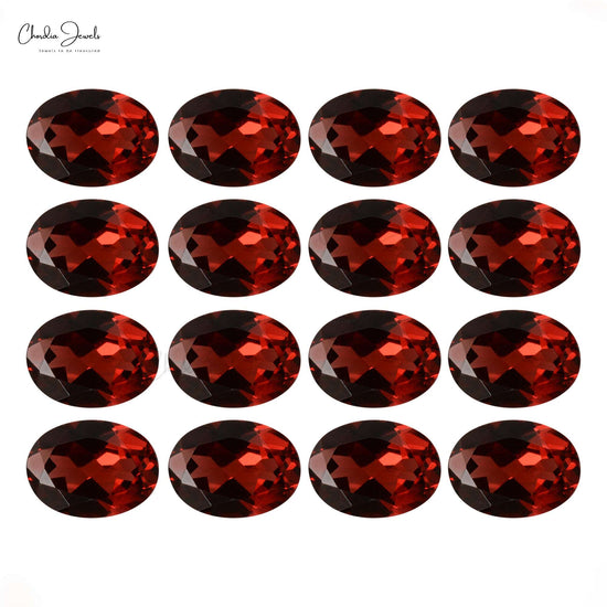 100% Natural AAA Quality 5x3mm Oval Cut Loose Garnet in Wholesale Price, 1 Piece