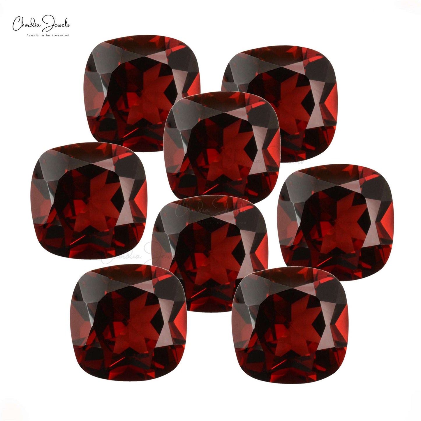 10MM Cushion Cut Garnet January Birthstone from Mozambique for Jewelry, Piece