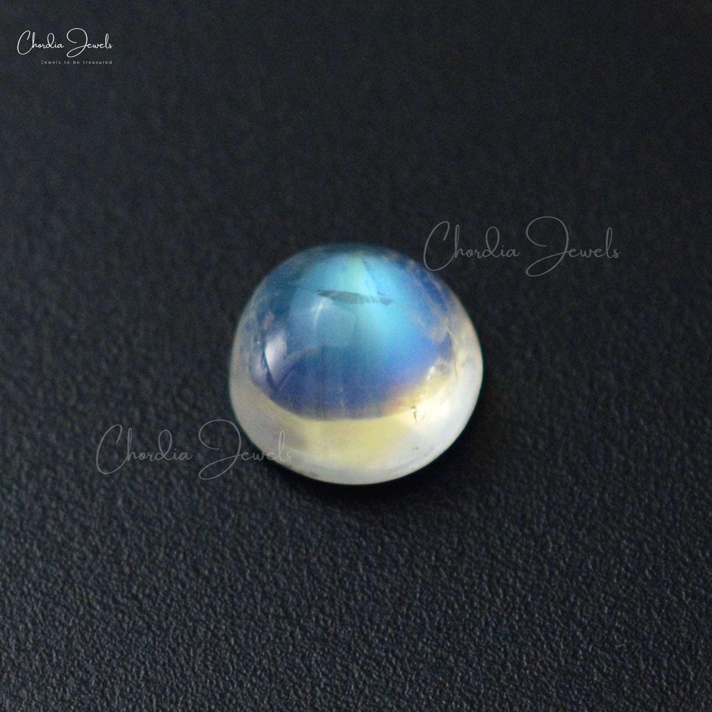 1 Carat Natural Moonstone Smooth Round Cabochon Semi Precious Gemstone At Offer Price, 1 Piece - Chordia Jewels