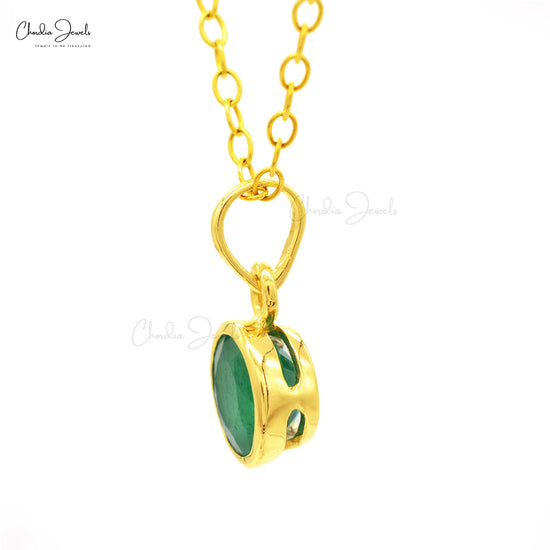 Emerald Gemstone Pendant