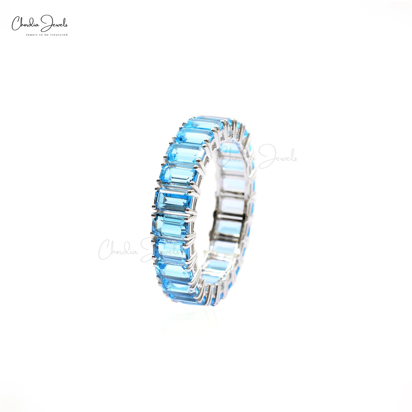 Load image into Gallery viewer, dainty blue topaz ring
