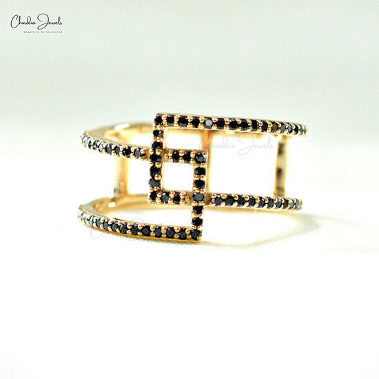 black diamond ring