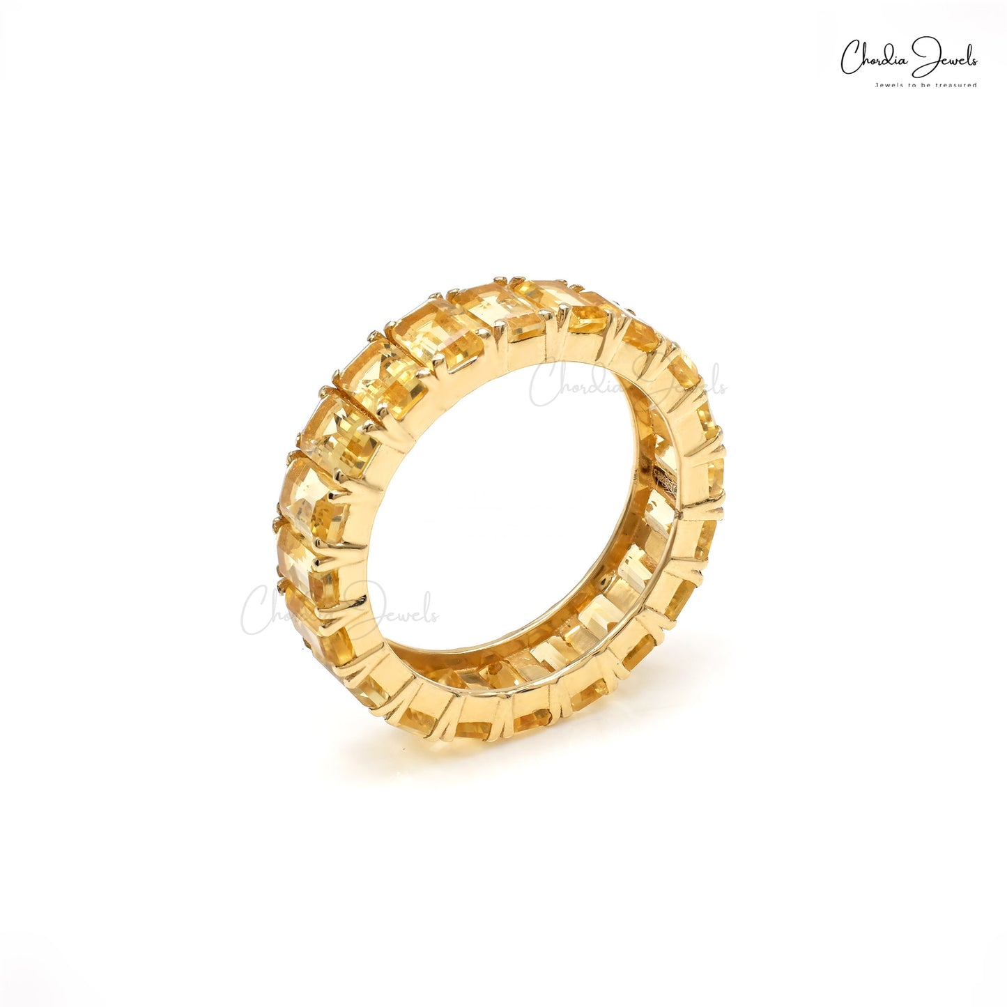 Elegant Citrine Stackable Ring Perfect Gift for Her