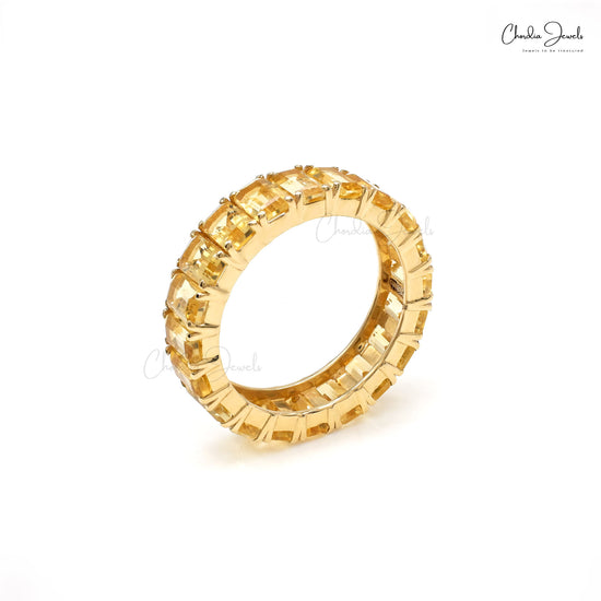 Elegant Citrine Stackable Ring Perfect Gift for Her