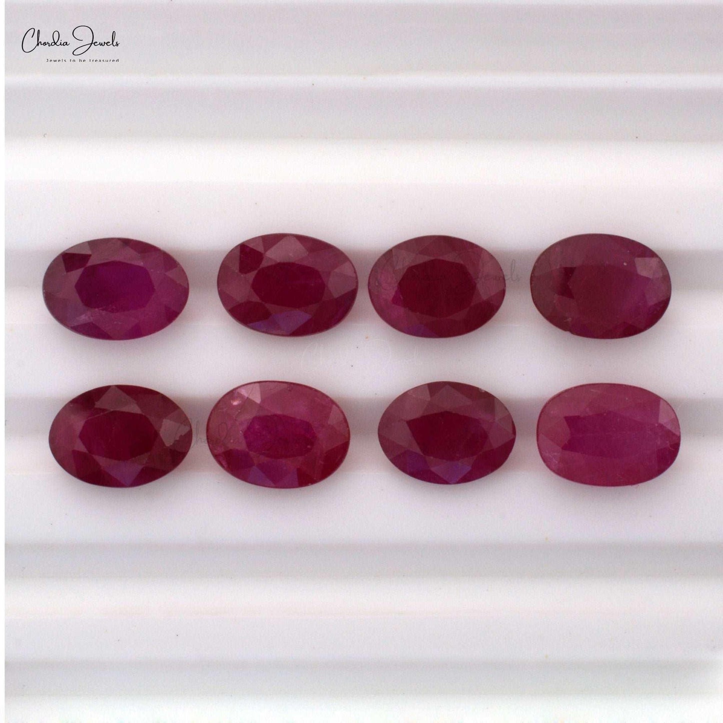 1 Carat Red Ruby Oval Cut For Men's Ring 1 Piece - Chordia Jewels