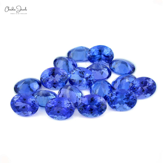 Carat AAA Grade Tanzanite Oval Cut Semi Precious Gemstone for Pendants, Piece