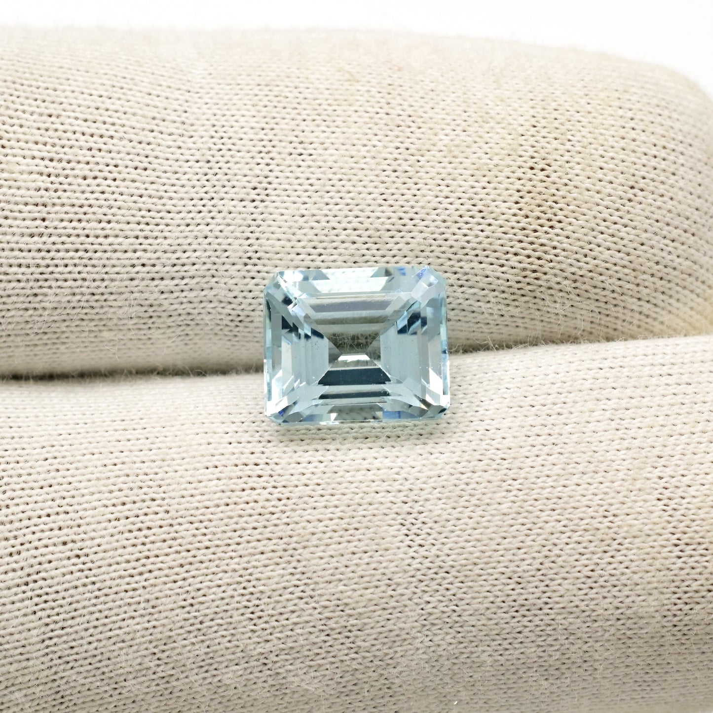 Natural Loose Gemstone Aquamarine 9x6 Octagon Cut  Certified Stone for Jewelry, 1 Piece