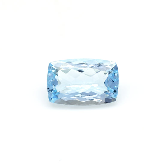 Semi-Precious Aquamarine 3.44 Ct Loose Gemstone for Gold Silver Jewelry Making