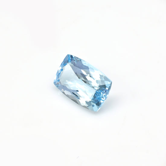 Semi-Precious Aquamarine 3.44 Ct Loose Gemstone for Gold Silver Jewelry Making