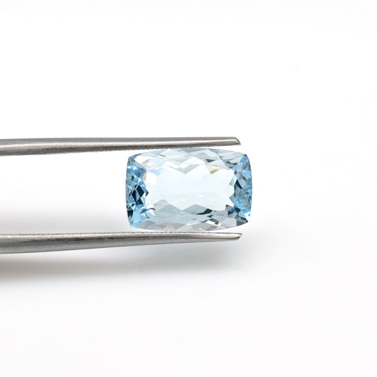 Semi-Precious Aquamarine 3.44 Ct Loose Gemstone for Gold Silver Jewelry Making