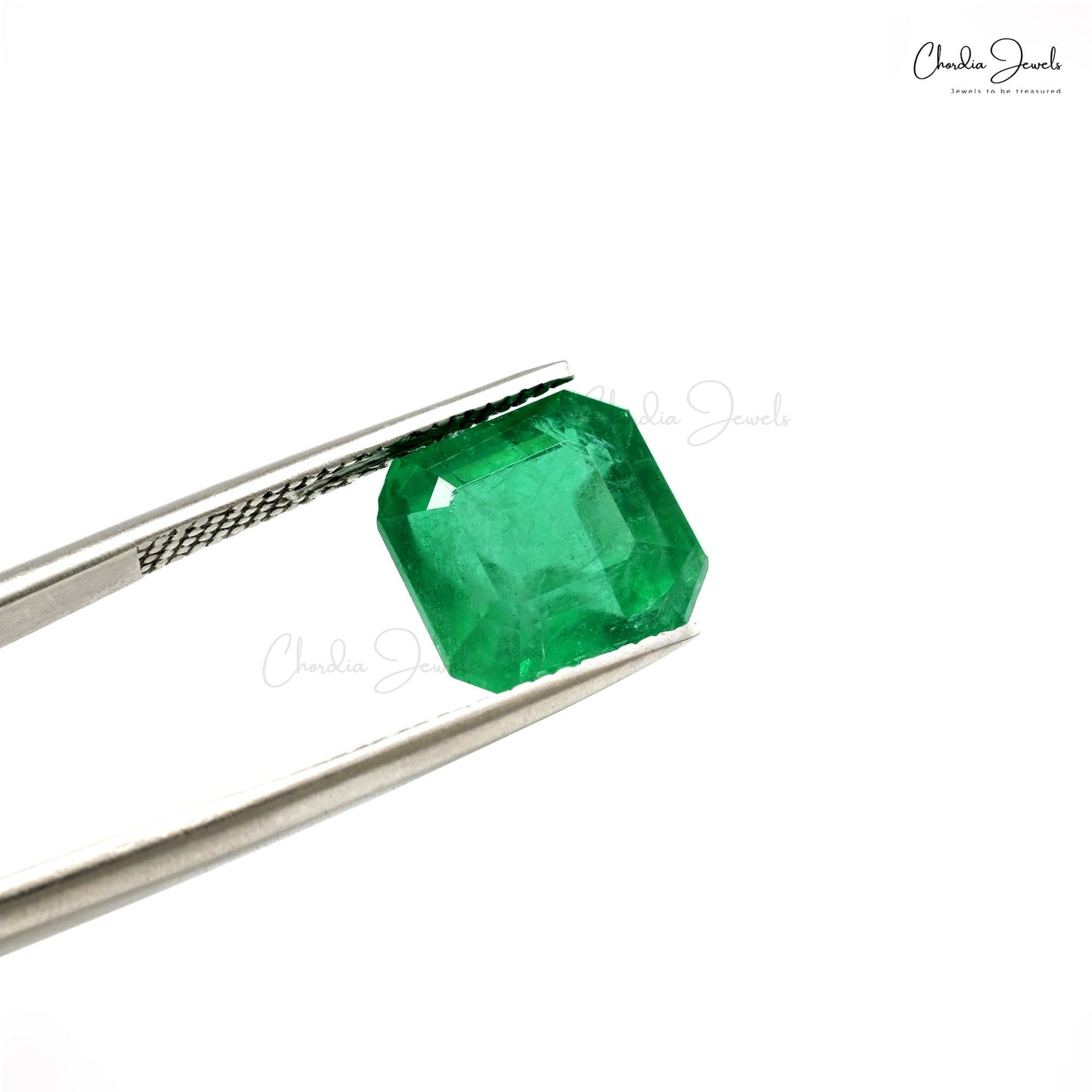 10.70x10.50x8 mm Precious Emerald Square Octagon Cut Gemstone, 6.57 Ct