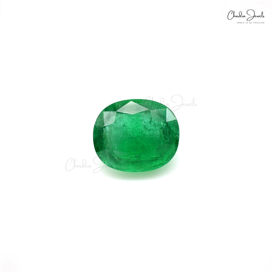 7 carat cushion cut emerald gemstone – Chordia Jewels
