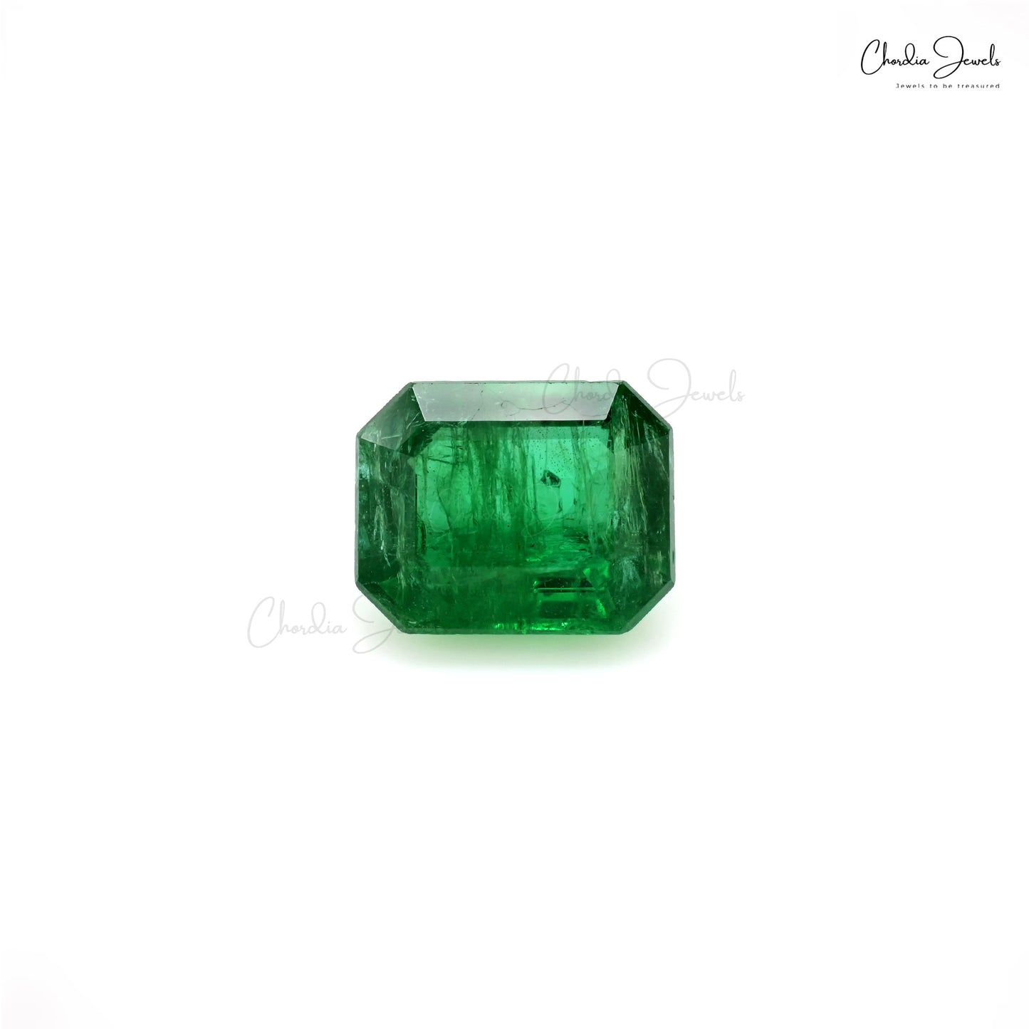 AAA grade 2.53 Ct emerald octagon cut gemstone – Chordia Jewels