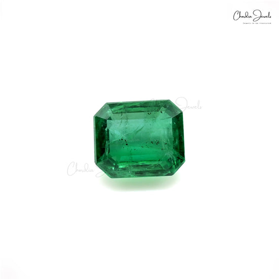 3.27 Ct octagon cut emerald gemstone – Chordia Jewels