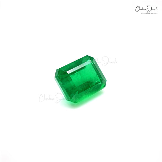 Excellent cut 5.97 carat emerald gemstone – Chordia Jewels