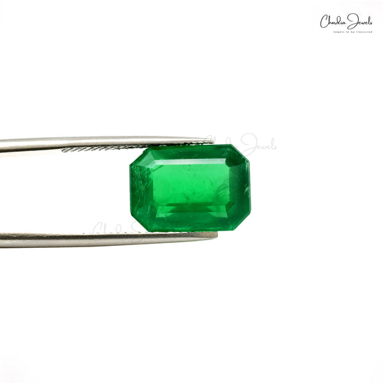 Precious 7.56 carat emerald for jewelry – Chordia Jewels