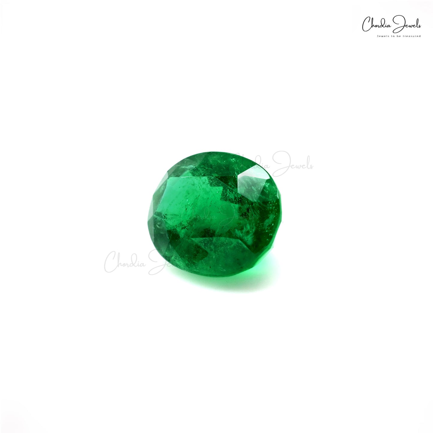 6.33 carat emerald gemstone for jewelry – Chordia Jewels