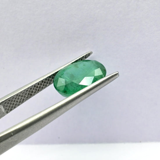 3.62 Ct loose faceted emerald stone – Chordia Jewels