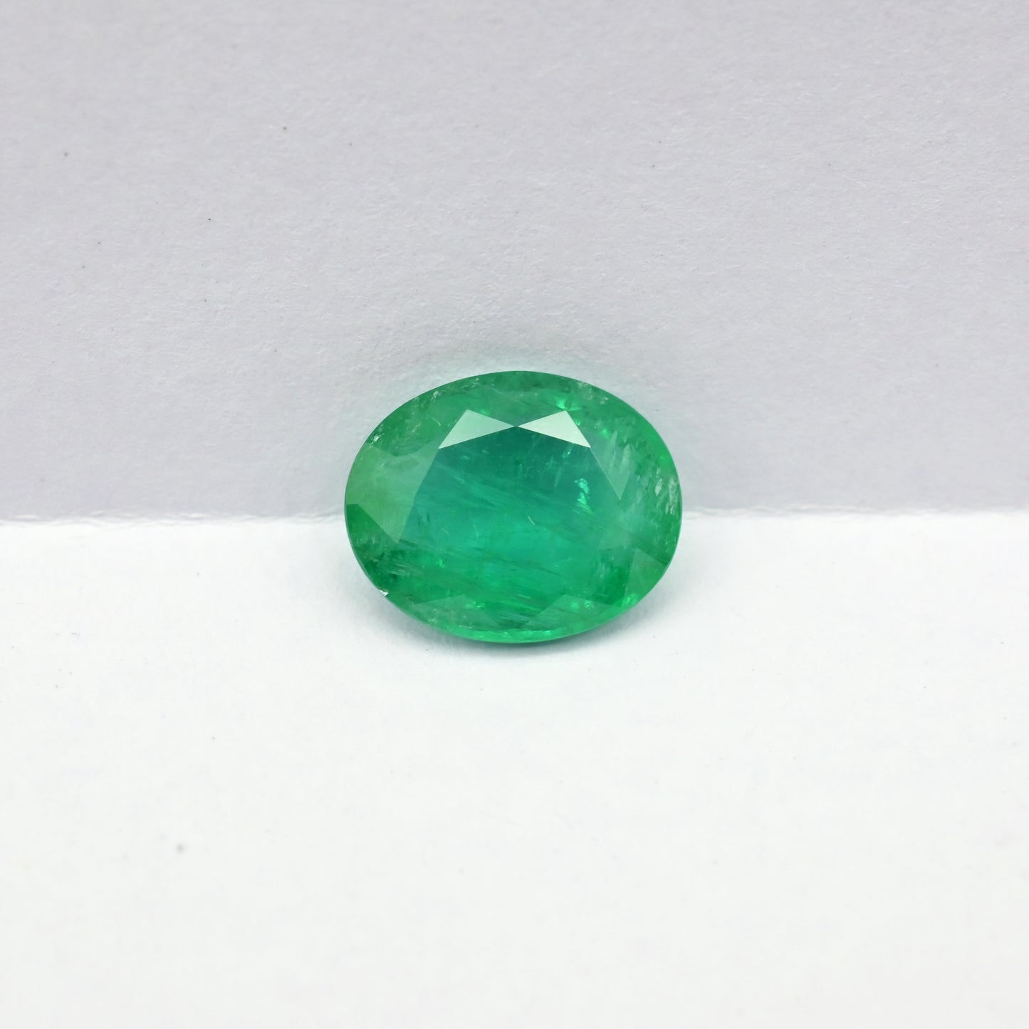 2.17 Ct oval cut emerald gemstone – Chordia Jewels