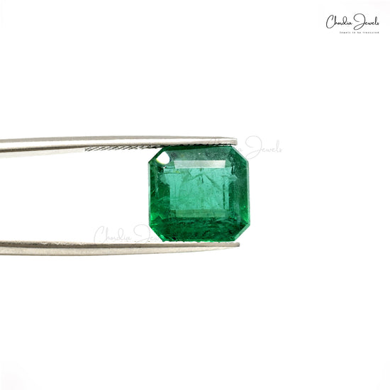 High-quality green emerald loose gemstone – Chordia Jewels