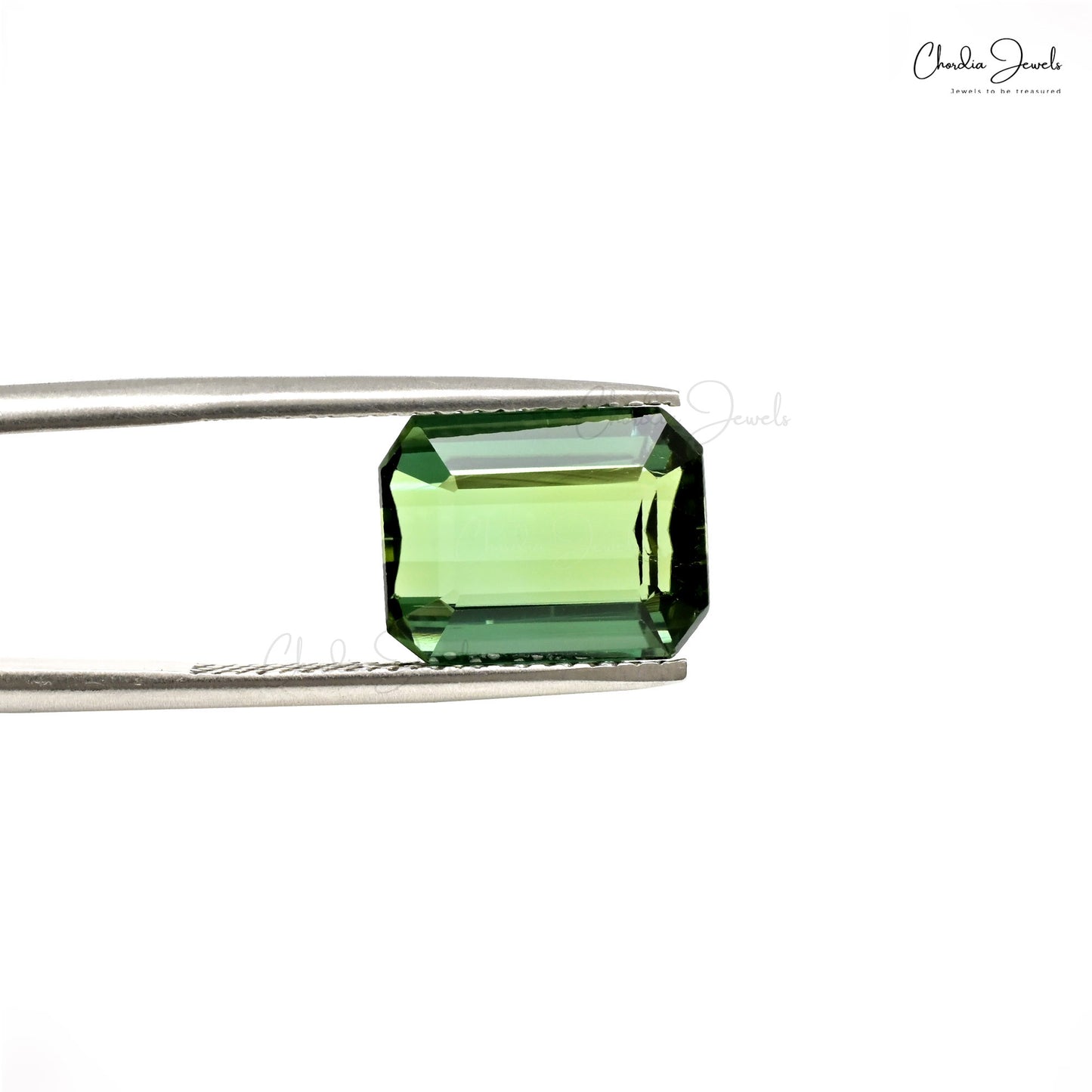 Octagon Cut Green Tourmaline Precious Gemstone – Chordia Jewels