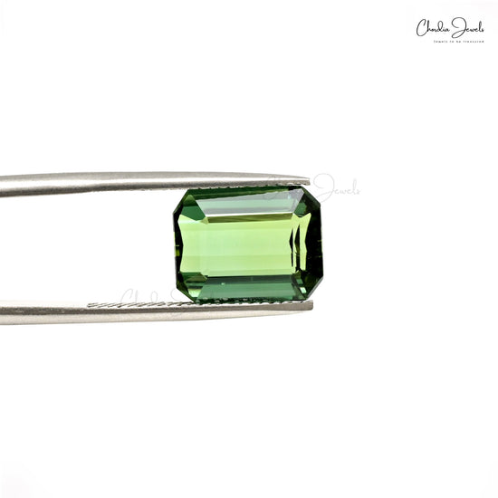 Octagon Cut Green Tourmaline Precious Gemstone – Chordia Jewels