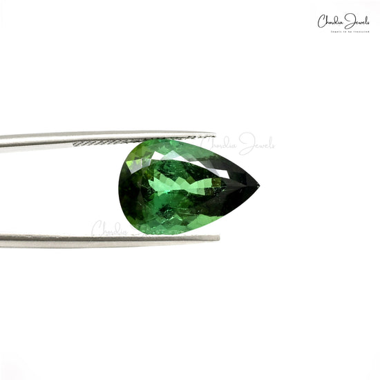 High Quality Green Tourmaline Pear Shape Gemstone – Chordia Jewels
