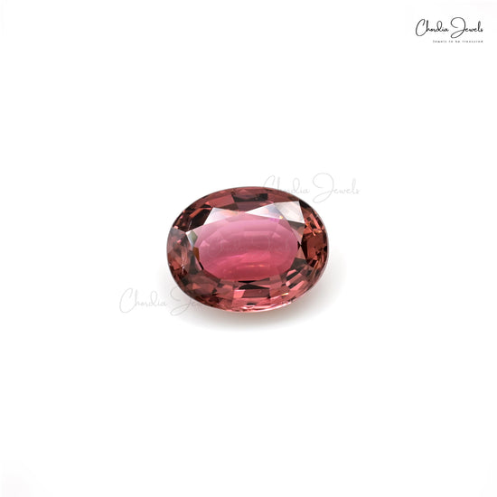 19x8 mm oval cut pink tourmaline gemstone – Chordia Jewels