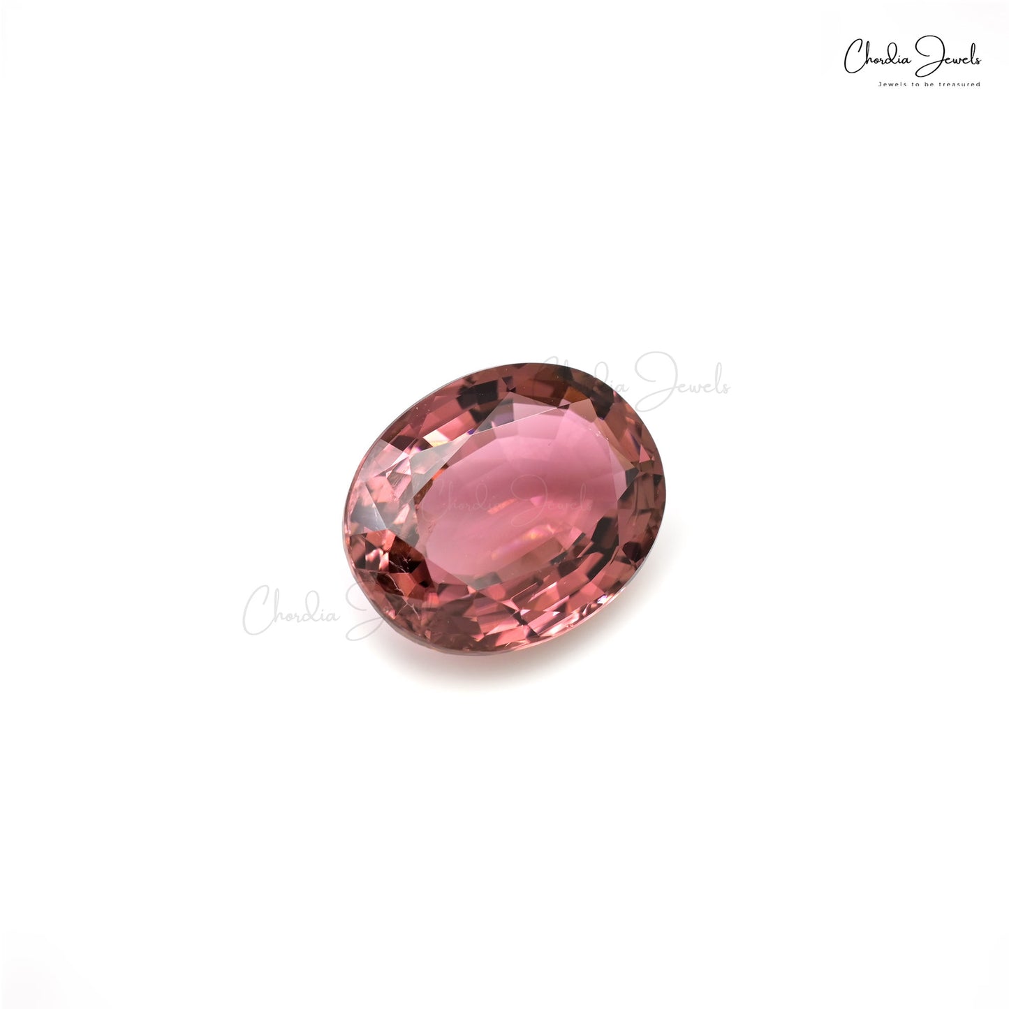 Pink tourmaline gemstone close-up – Chordia Jewels