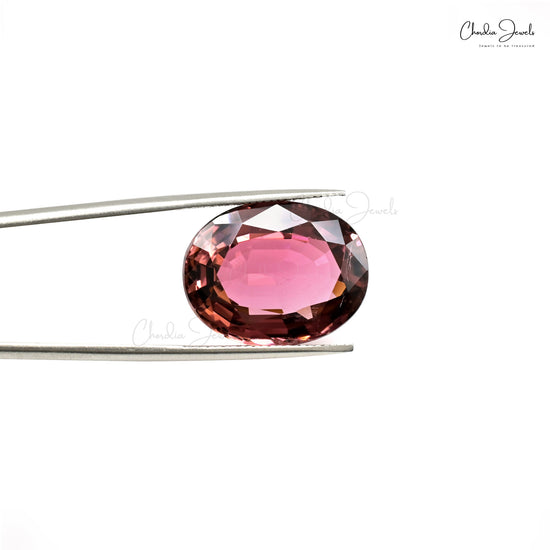 Faceted pink tourmaline gemstone – Chordia Jewels
