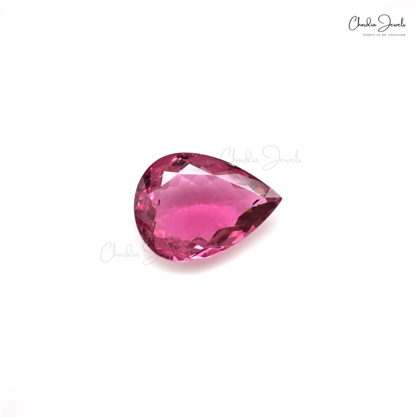 19x7.20 mm pear cut rubellite tourmaline gemstone – Chordia Jewels