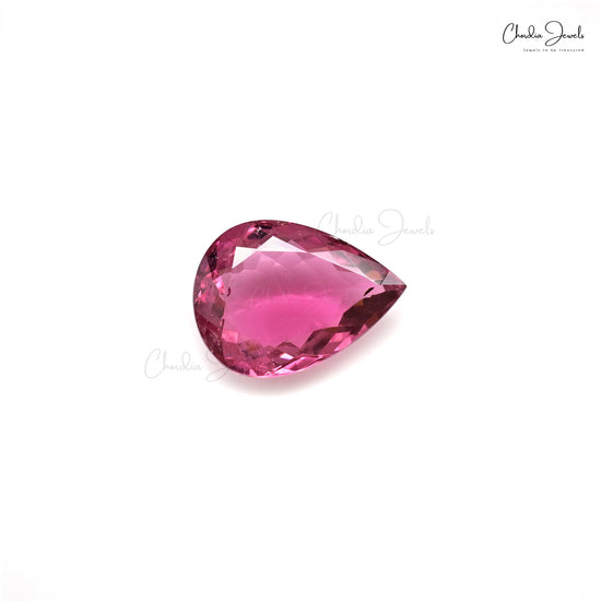 19x7.20 mm pear cut rubellite tourmaline gemstone – Chordia Jewels