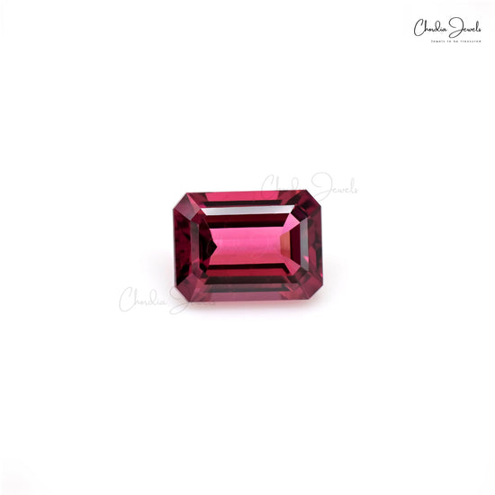 4.37 Ct Rubellite Tourmaline Octagon Cut Gemstone – Chordia Jewels