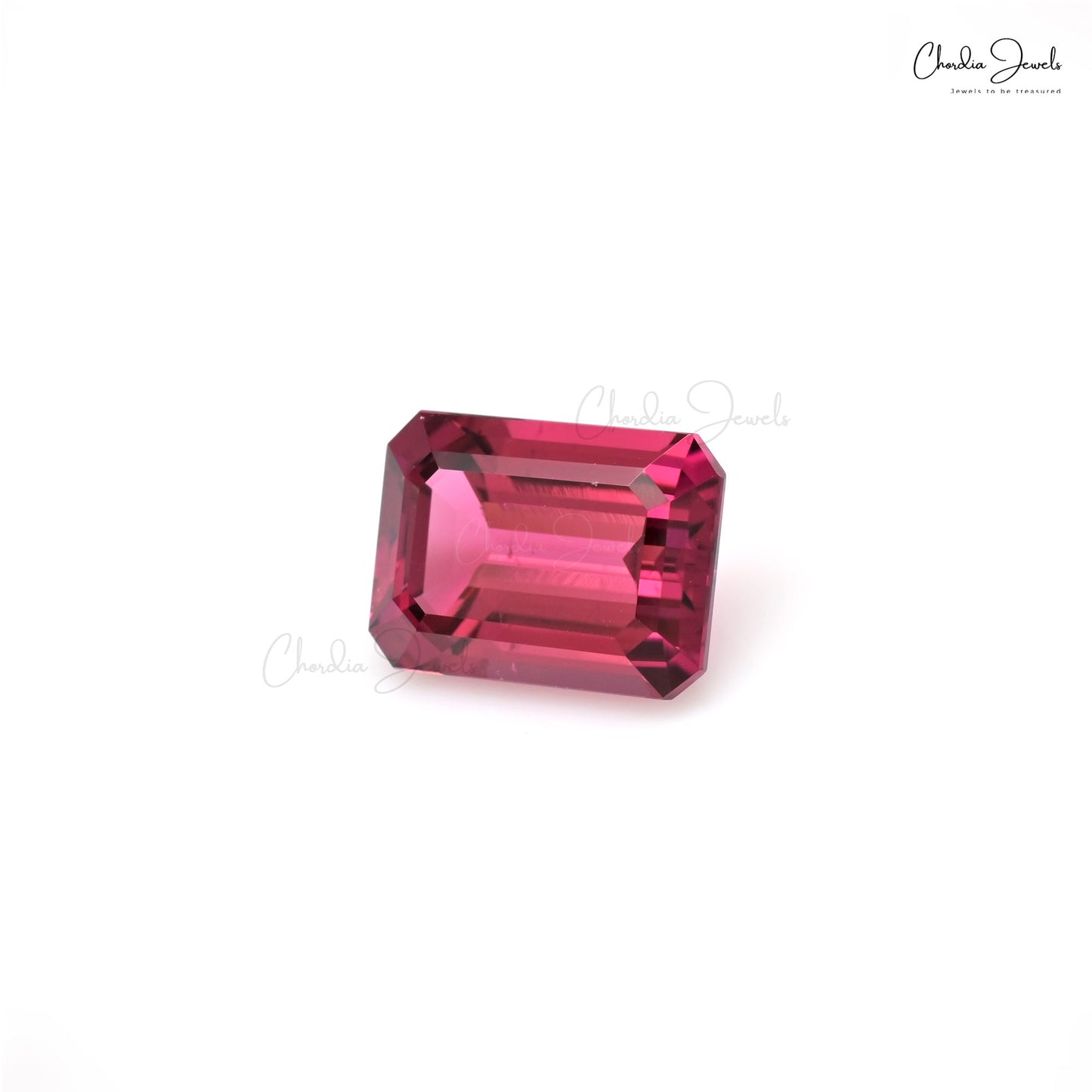 4.37 carat Rubellite gemstone close-up – Chordia Jewels