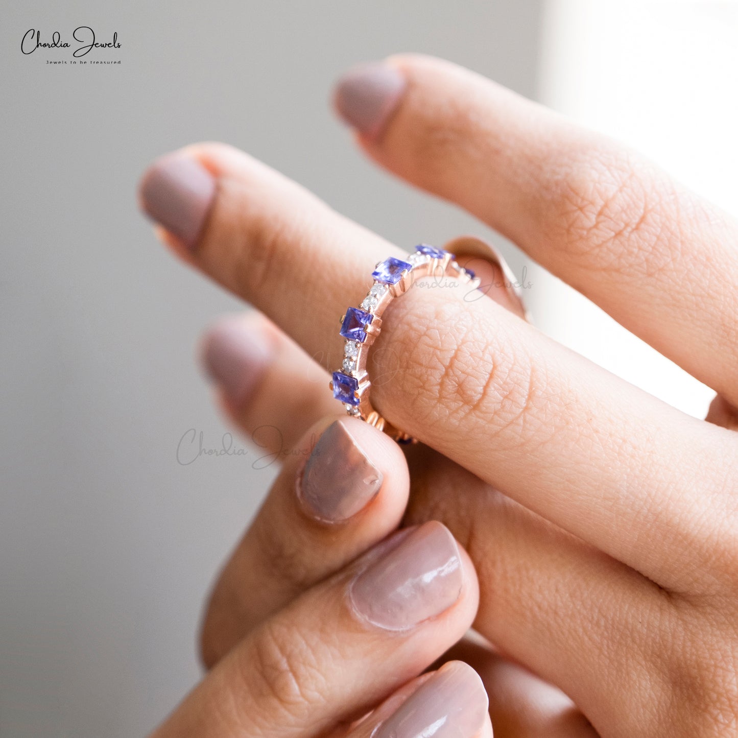 Tanzanite stacking ring on sale