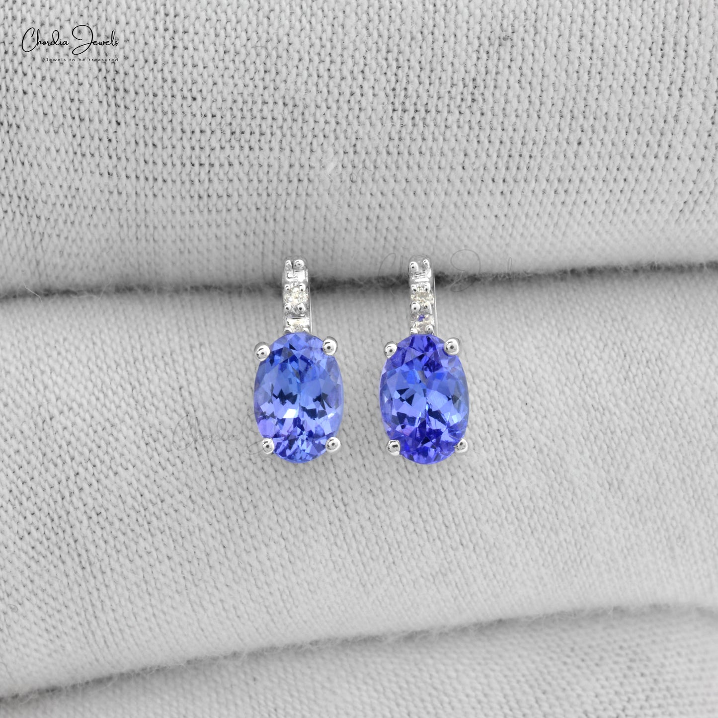 Natural Tanzanite Earrings