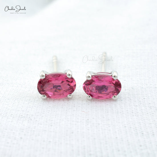 Pink Tourmaline Earrings