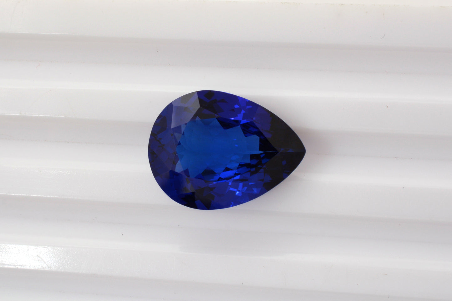 Natural Loose Gemstone Real Tanzanite 16x12mm Pear Cut Faceted Stone for Jewelry