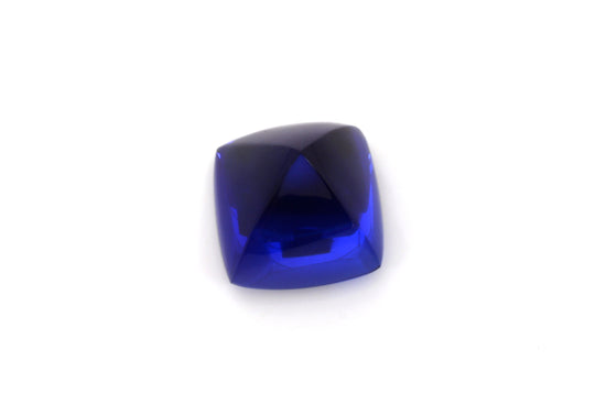 High Quality 17.69 Ct Blue Tanzanite Sugarloaf Loose Gemstone for Jewelry, 1 Piece