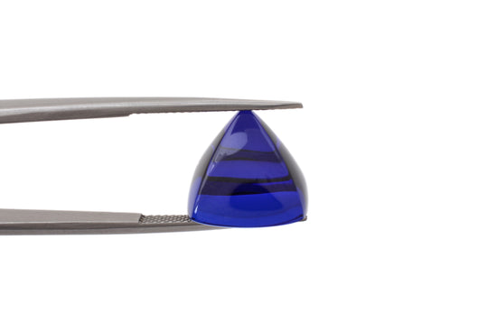 High Quality 17.69 Ct Blue Tanzanite Sugarloaf Loose Gemstone for Jewelry, 1 Piece