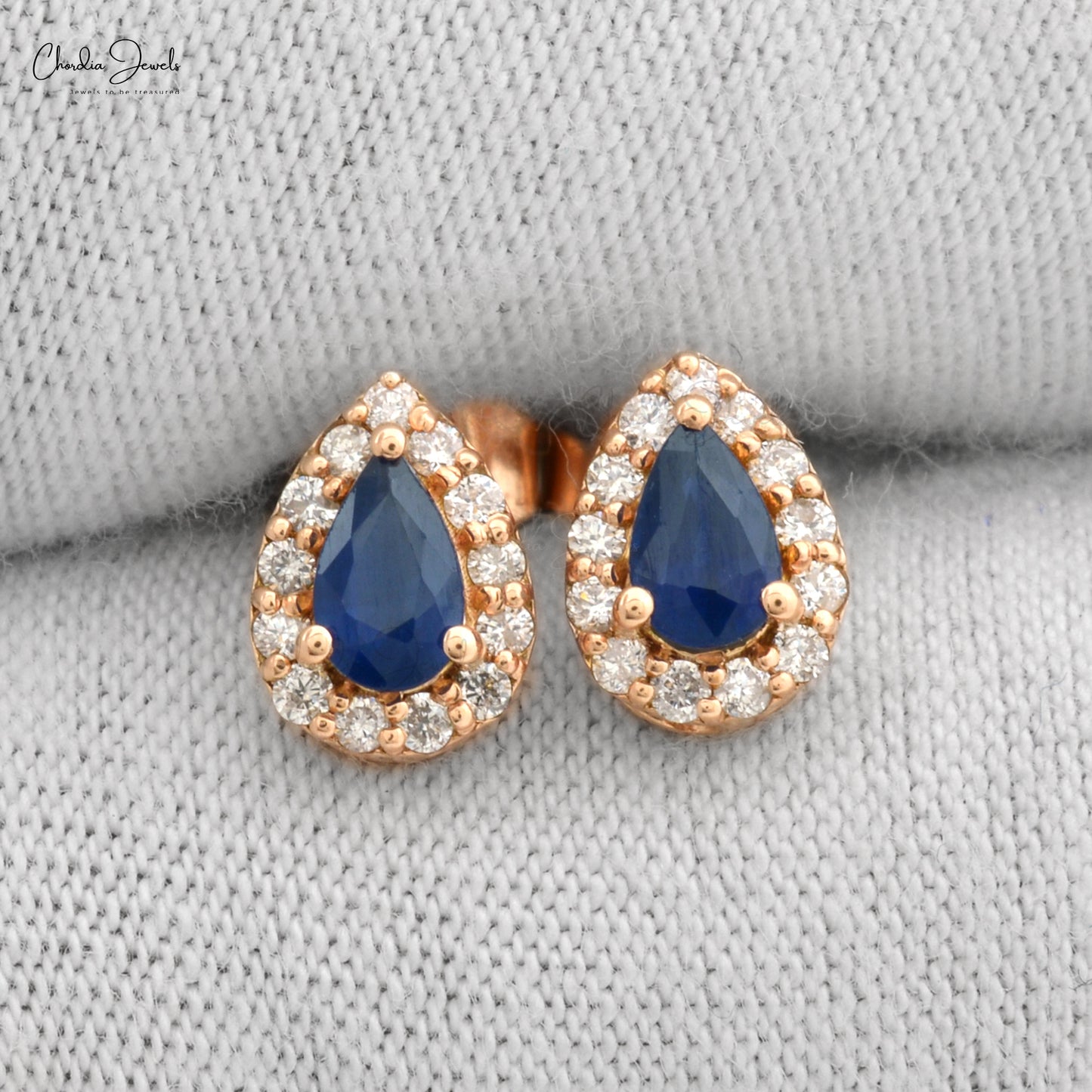 Pear Cut Minimalist Earrings