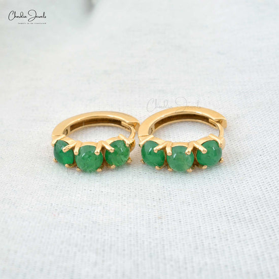 Real Emerald Earrings