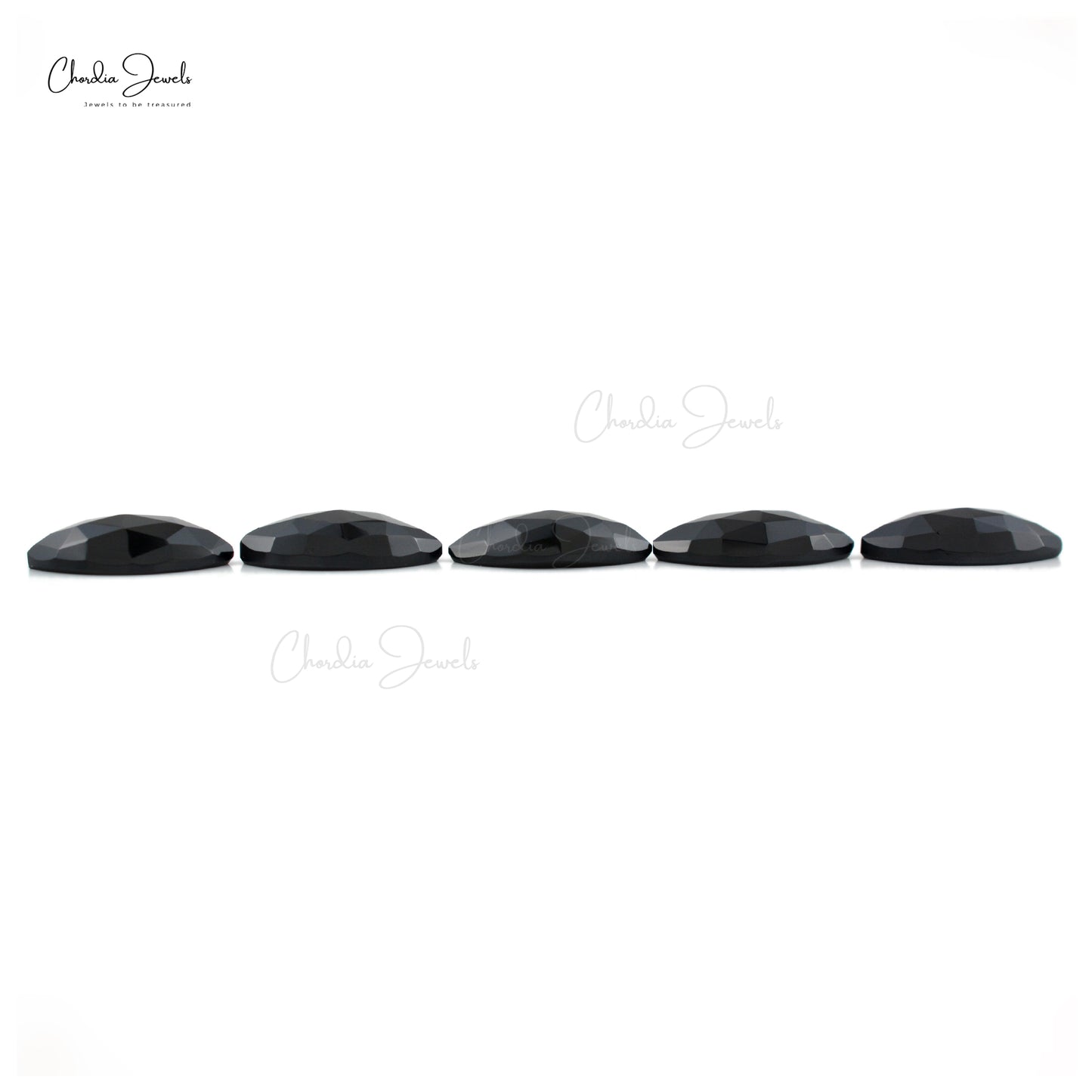 Semi Precious Black Spinel 10.56 Ct Marquise Cut Gemstones Lot for Gold Silver Jewelry