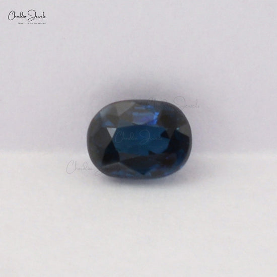 1.1 carat Super Fine Quality Blue Sapphire Oval Cut Gemstone for Making Necklaces, 1 Piece