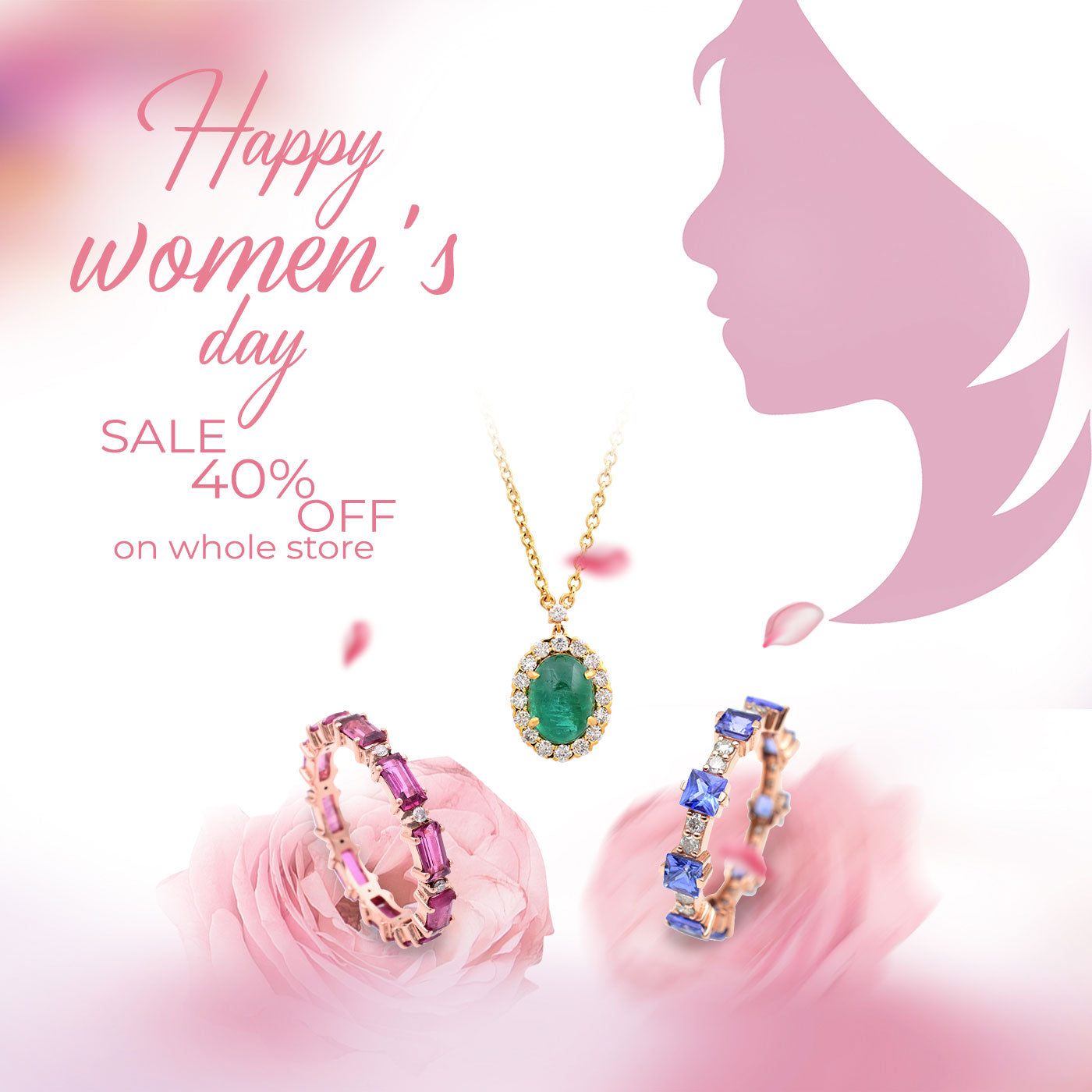 Women's Day Sale 40% Off
