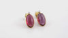 Natural Pink Tourmaline Earrings 