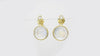 Minimalist Studs round cut earrings 