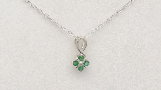 Load and play video in Gallery viewer, Graceful Emerald Pendant
