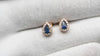 Rose Gold Halo Earrings